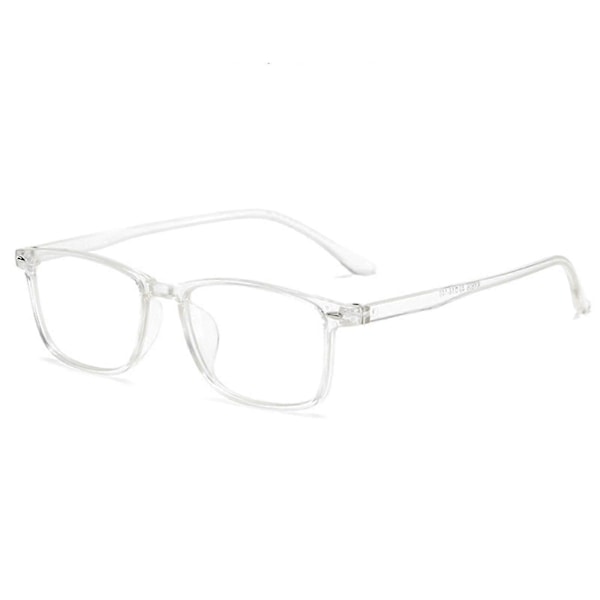 Lätta Antistrålningsglasögon / Klassiska Glasögon med Styrka 0-600 Funktionella Glasögon Transparent 500