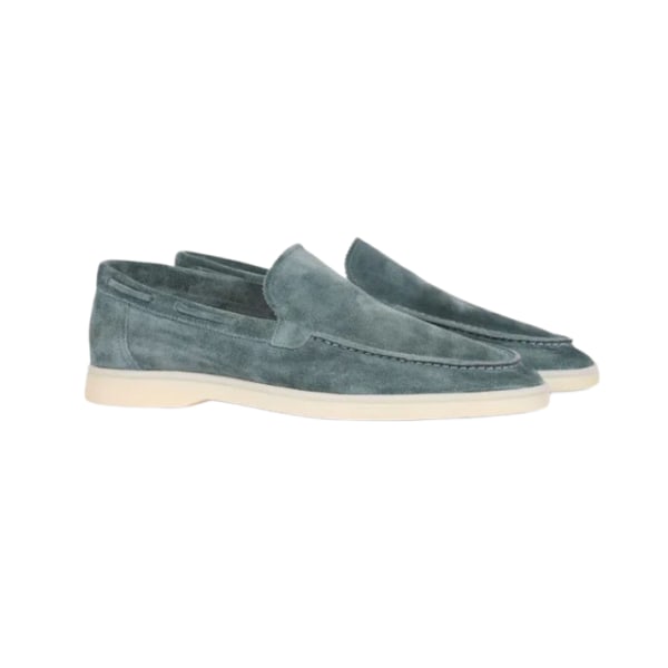 Sommarskor för män Loafers Casual Moccasin Lås Beanie Skor Comfor E 43