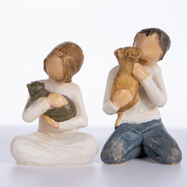 You and Me Figurine av Willow Tree Our Gift Figurine Stil 171