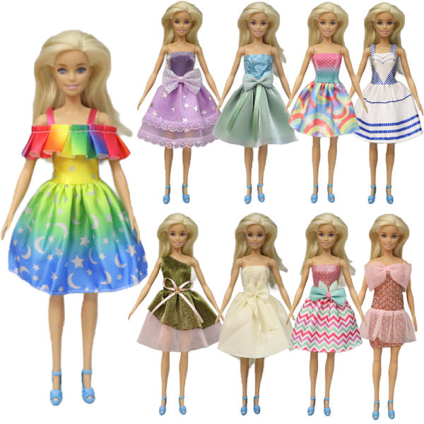 9-delars Barbie Ultimate Closet och dockspelset, babydockspelset och tillbehörspresenter (endast kläder, utan docka)