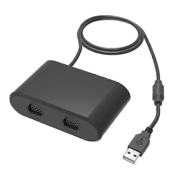 Trådlös N64-handkontrolladapter Kompatibel med Switch OLED, PC Windows, USB, Grå