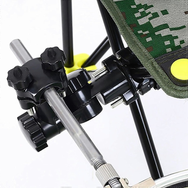Fiske Paraply Spöhållare Rack, Fiskestol Fäste Paraplyställ Bete Bricka Hållare Justerbar Klämma Fixering Paraply Stödram Universal Paraply