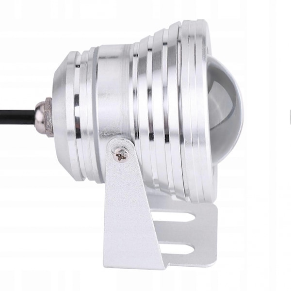12v 10w RGB Dammbelysning Silvervit