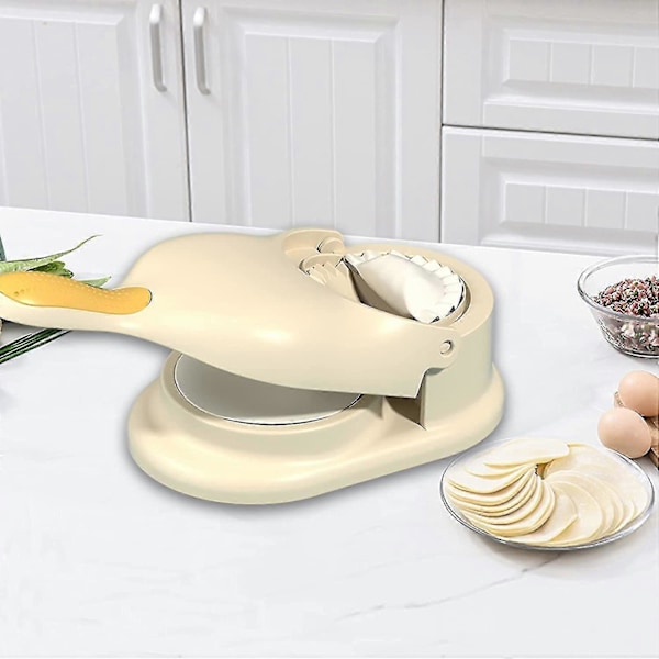 2-i-1 Dumpling Maker, Köksredskap för Dumplingtillverkning, Dumplingform, Dumpling Skin Maker Dumplingformar