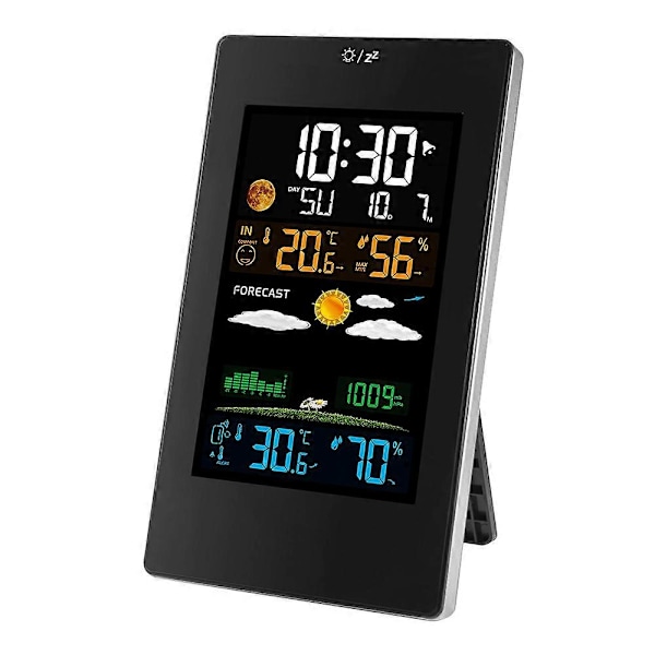 Väderstation med utomhussensor, digital hygrometertermometer