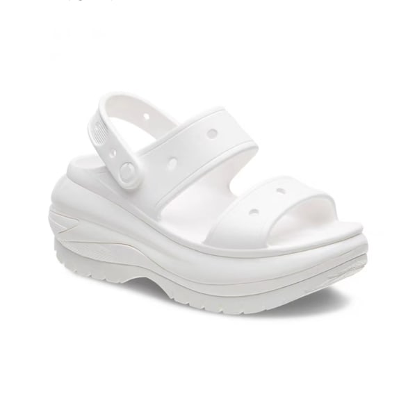 Klassisk Mega Crush Clog Tjock Eva Platform Skor Tjock S white M6-W8