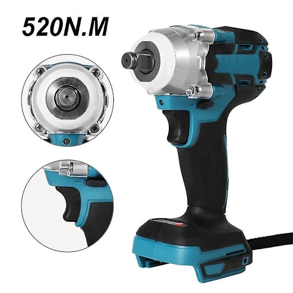 För Makita DTW300Z 18V Slagskruvdragare DTW300 18V 330Nm-1/2