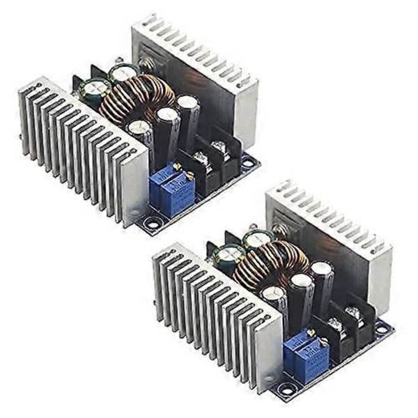 2 st 20A 300W Högeffekts Buck Converter Justerbar Konstant Spänning Konstant Ström Strömmodul Laddning LED-drivare med Kortslutningsskydd DC