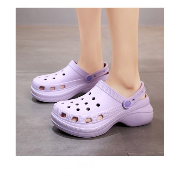 Kvinnors Klassiska Platform Clog Färg 40