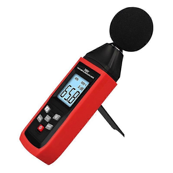 Ljudmätare Digital ljudnivåmätare ljudtestare 30-130dB LCD-skärm i decibel av ljud