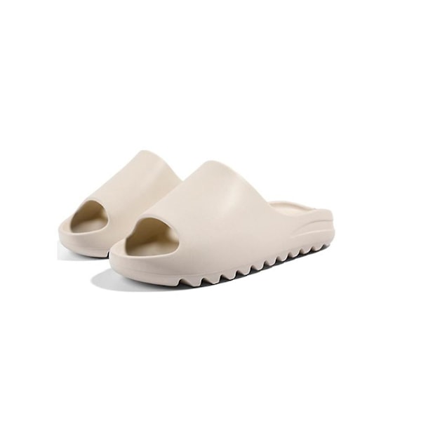 Unisex Pillow Slides Sandaler Halksäkra Supersofta Tofflor Hemmoln Skor White 44-45