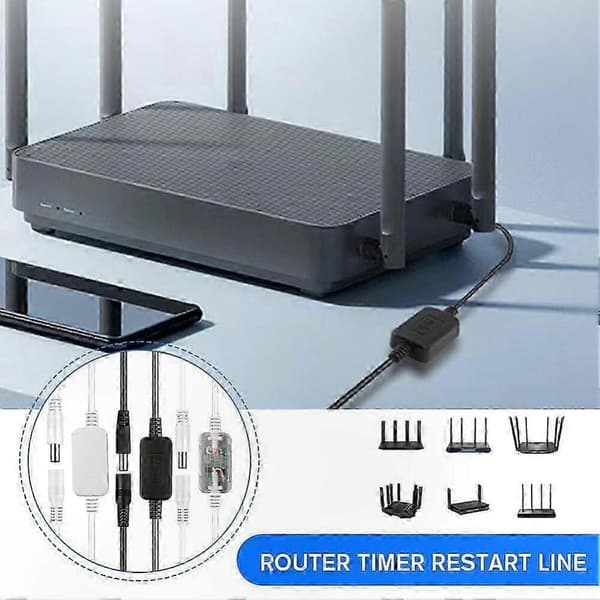 Wi-Fi Router Timer Omstartsenhet för Nätverkshantering