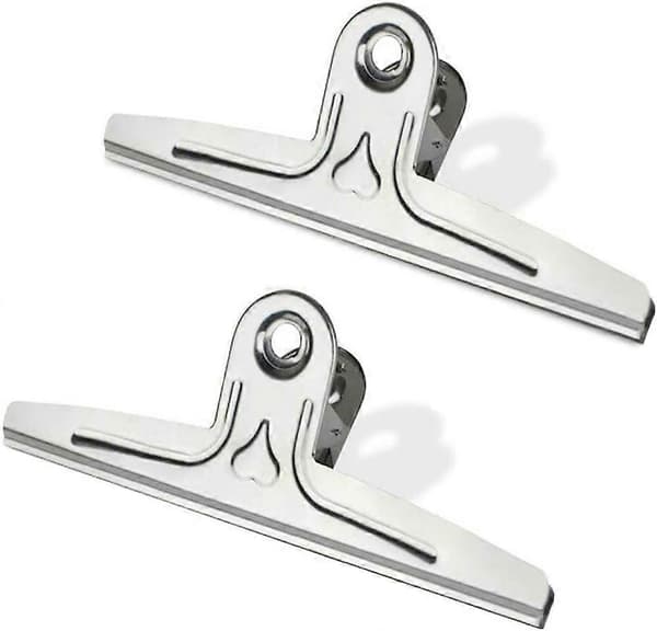 Extra Stora Bulldog Clips, 2-pack 30cm (Silver)
