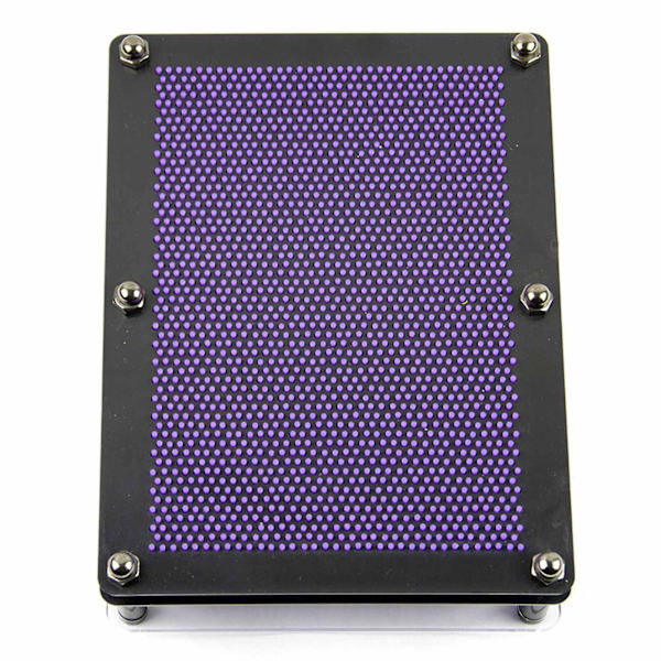 3D-konstleksak för barn, hjärnträning, bärbar spel, lindrar tristess Purple large