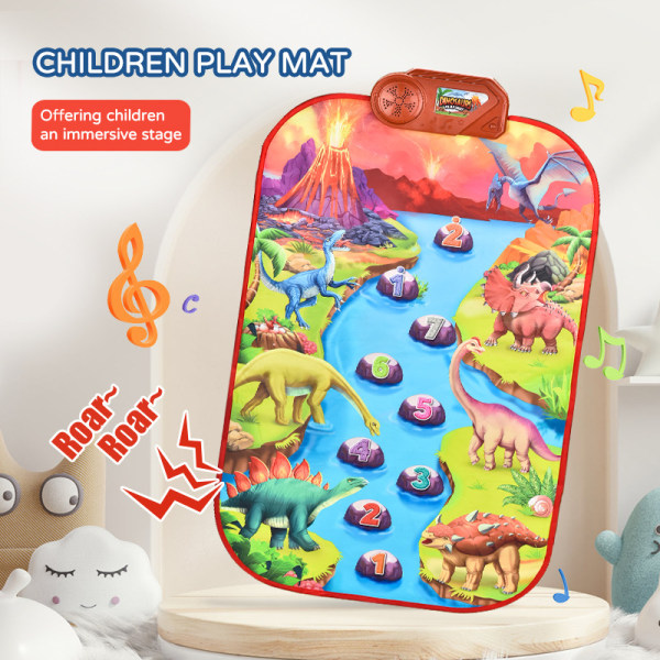 Baby Game Pad Leksaker Pussel Souptoys Lär Gå Leksaker Musik Filt Leksaker Tidig utbildning Leksak för barn