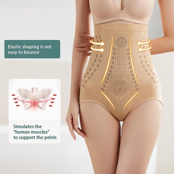 Ionstech Unik Fiberåterställande Forma, Högmidjeunderkläder beige L