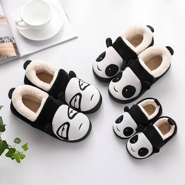 Barn Hemtofflor Panda Tofflor för Barn Småbarnstofflor Vinter