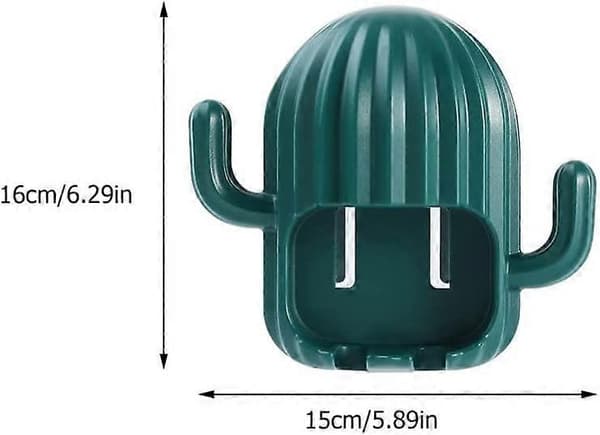 Tandborsthållare Plast Väggmonterad 4 st