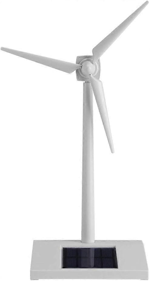 Mini solcellsdriven vindturbin, mini solcellsdriven väderkvarnsleksak för barn
