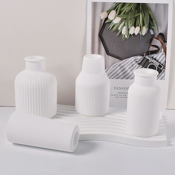 DIY Vas Silikonform Handgjord Blomvas Resin Gjutform 3