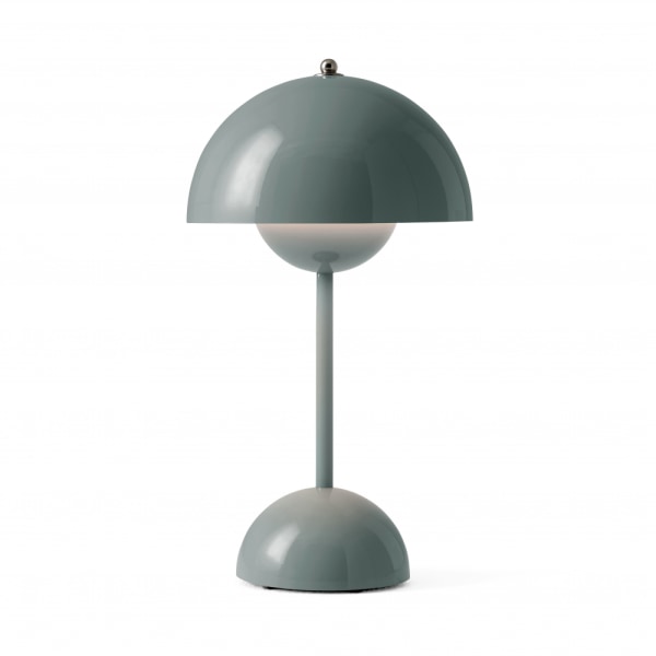 Dansk designer blomkruka bärbar bordslampa VP9 bordslampa（laddning Stone Blue 18*30CM