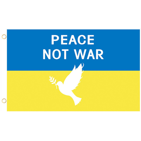 Fredsflagga 150 X 90 Cm Windward Banner Dove Fredstecken Symbol Flagga Viv D