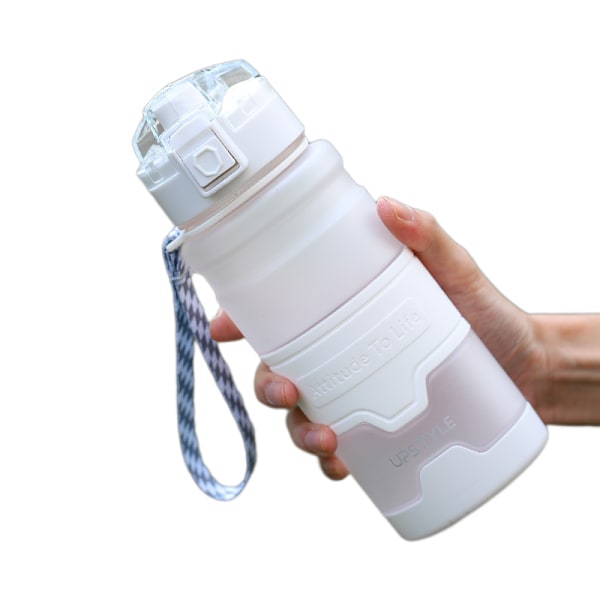 Sportvattenflaska för barn, 500ml/700ml/1000ml - BPA-fri Eco-f vit 700ml