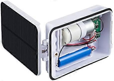 Solcellsdriven Luftpump, Syresättare och Dammluftare Kit