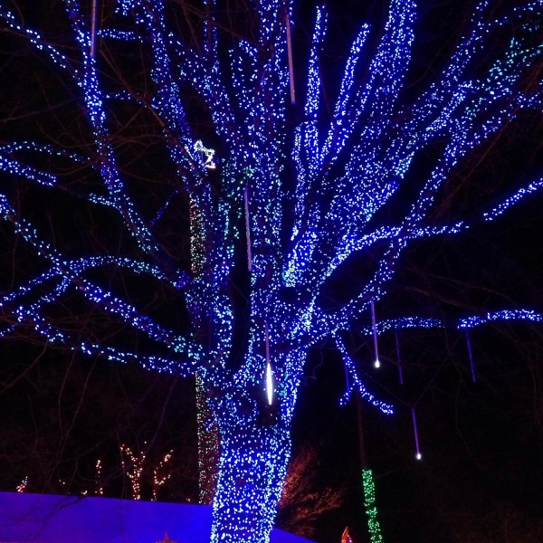 Ljusslingor för utomhusbruk, 1000 LED 100 meter, Plug-in-modell Blue 1000 LED