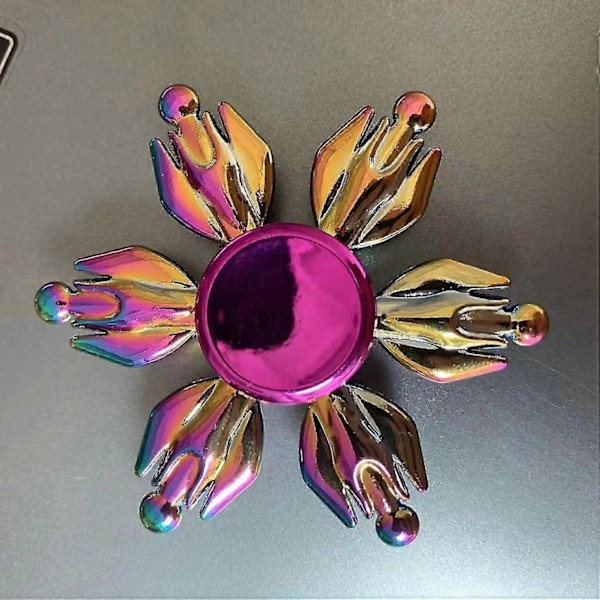 Ny 28 Stil Färgglad Metall Fidget Spinner Dekompression Legering Regnbåge Hand Spinner Edc Vuxen Finger Stress Relief Leksak Grossist_Italiensk Design 92