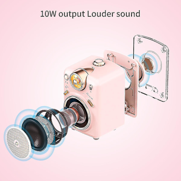 Divoom Fairy-ok Bärbar Bluetooth högtalare med mikrofon Karaoke Fun Green
