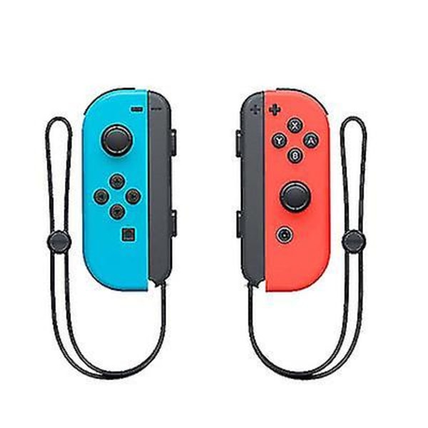 Spelhandtag kompatibel med Ns Switch Joycon Wireless Bluetooth Vänster Blå Höger Röd Speltillbehör