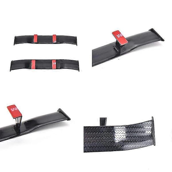 Universal Mini Spoiler Bil Bakre Dekoration Spoiler Vinge Kolfiber