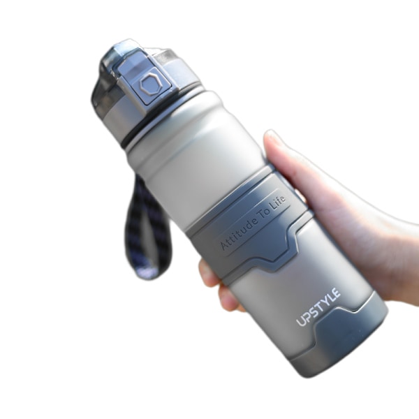 Sportvattenflaska för barn, 500ml/700ml/1000ml - BPA-fri Eco-f grå 500ml