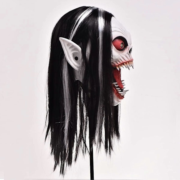 Halloween Mask Vampyrmasker Morbius Vampyrer Fruktansvärd Silikagel Peruk 1PC Ansikte Skräck Halloweenfest Kostymer