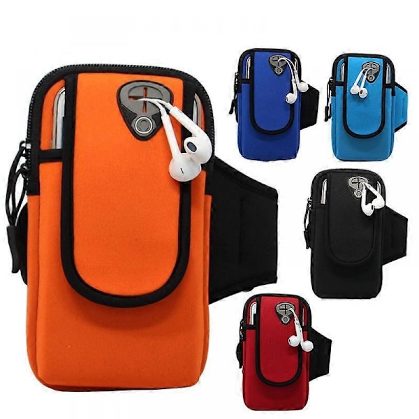 Armväska Mobiltelefon armväska Sport svett-tålig (Färg: Orange, 1 st)