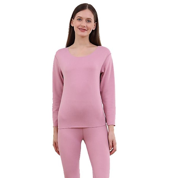 Vuxen Termisk Underkläder Pyjamas Set light purple Women L