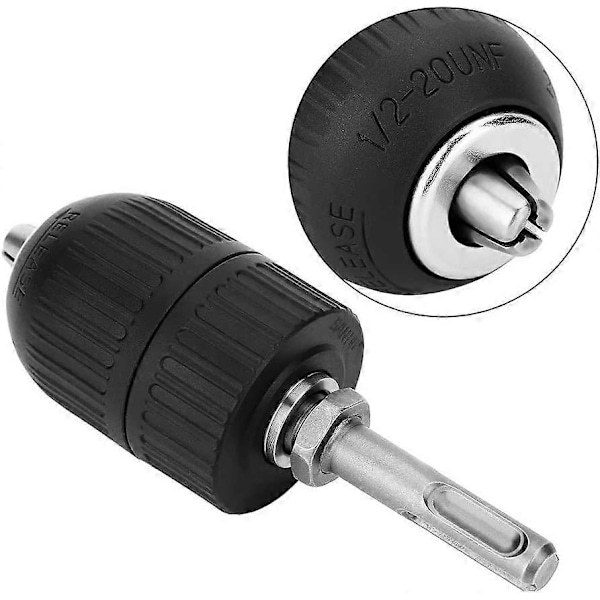 2-13mm Kapacitet Nyckellös Chuck Konverterare med SDS Adapter Tillbehör