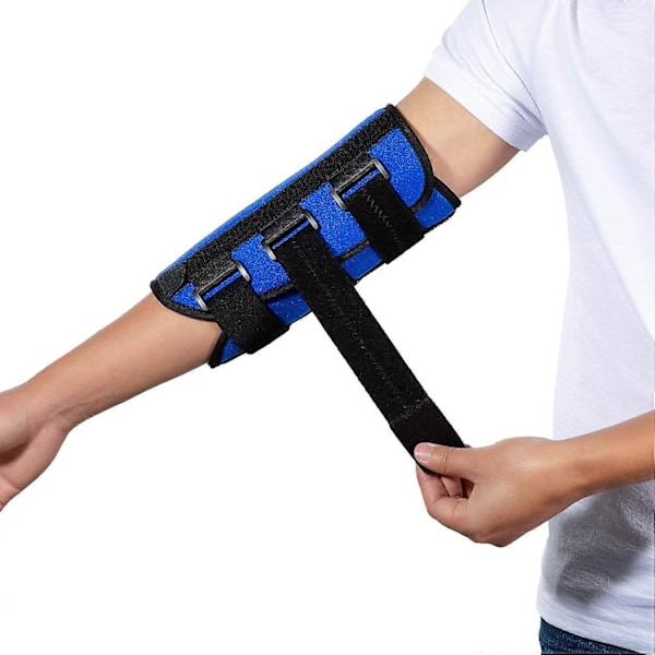 Armbågsstöd, Nattskena för Kubitaltunnelsyndrom, Ulnarisnerv, Stabiliserande Stöd för att Fixera Armbågen, Förhindra Överdriven Böjning på Natten, Passar S M