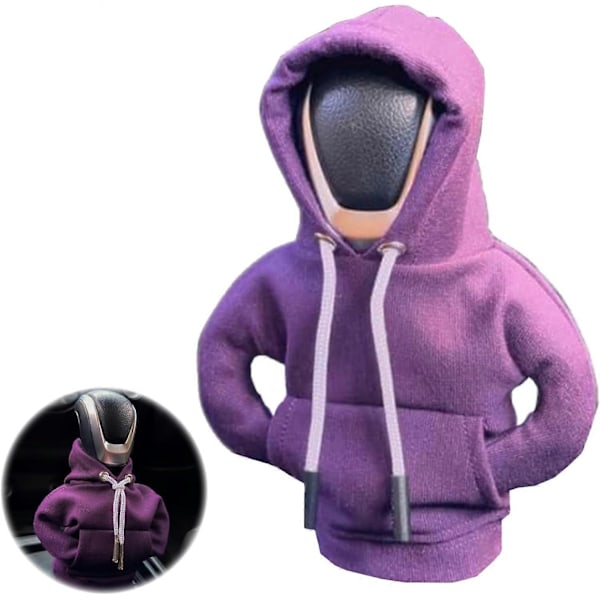 Växelspakshoodie, Universell Bilväxelspaksknoppskydd Växelspakshoodie, Växelspaksknopp Hoodie Skydd Bilinteriör Hoodie