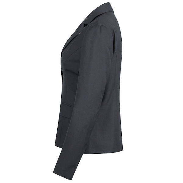 Allthemen Damkostym för Kvinnor, 2-delad, Slank Passform, Business Dark Gray S