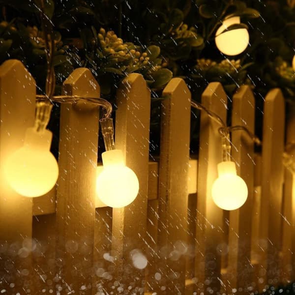 80 LED Ljusslinga, Globform, 10M, 8 Lägen och Minnesfunktion