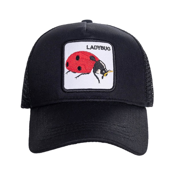 Farm Animal Trucker justerbar cap Mesh Style för män W Ladybug