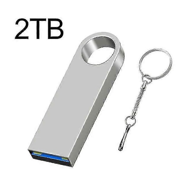 Super Usb 3.0 2tb Metall Usb-minne 1tb Cle Usb Flash-enheter 512g Usb-minne Hög hastighet fri frakt 2TB