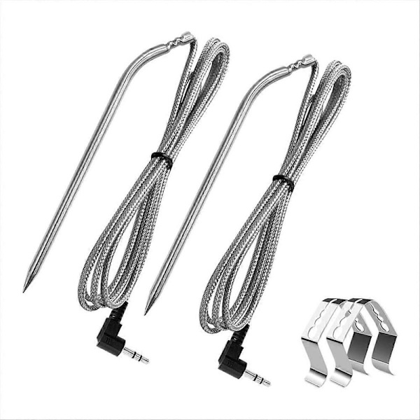 2-pack för Camp Chef köttprober, temperatursensor för rökgrill