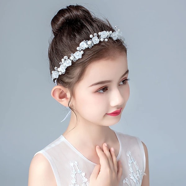Rhinestone Bruddiadem 1 stycke Bröllopsdiadem, Pärlblomma