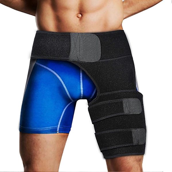 Ljumskstöd Kompressionsskydd Hamstring Höftskada Stöd Ärm Ben