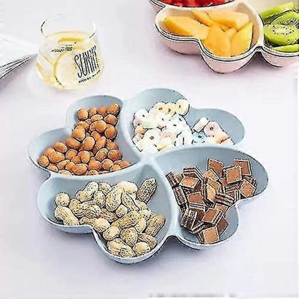 Hjärtformad Skål Set Bricka Och Fat Är Perfekta För Potatischips Och Dippsås, Kryddset Är Perfekt För Nötter, Godis, Frukt, Appeti