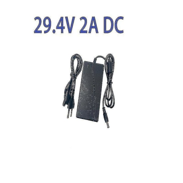 24v 30ah 7s3p 18650 Li-ion batteripaket 29,4v 30000mah elcykel Chargerx1