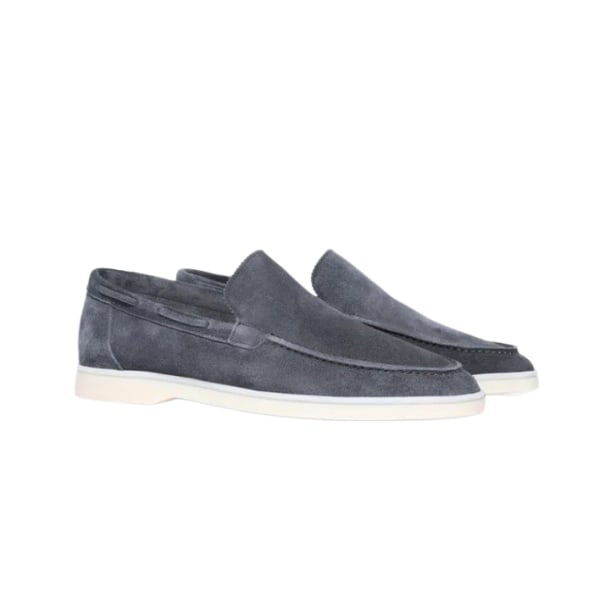 Sommarskor för män Loafers Casual Moccasin Lås Beanie Skor Comfor D 39